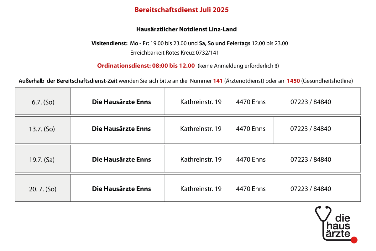 Bereitschaftsdienste
